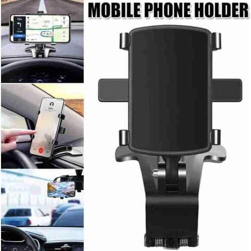 JEREFISH Universal Car Dashboard Holder Stand Hud Design Clip Smartphone Car Holder Mobile Phone Accessories Cell Phone Stand