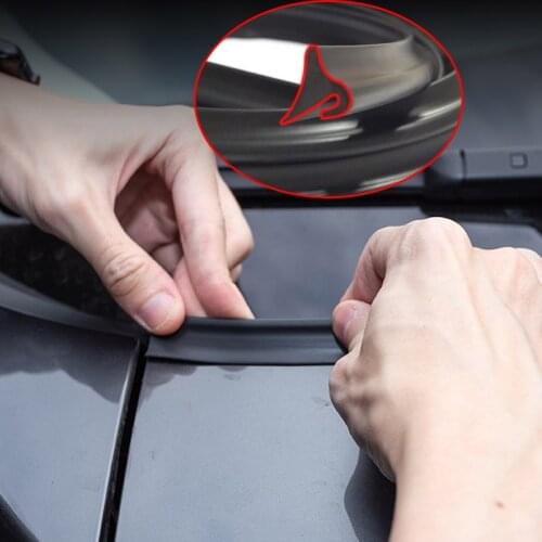 1.8M Car Engine Hood Bumper Weatherstrip Rubber Front Windshield Spoiler For Honda Toyota Hyundai Lada Lifan Skoda Ford Mazda