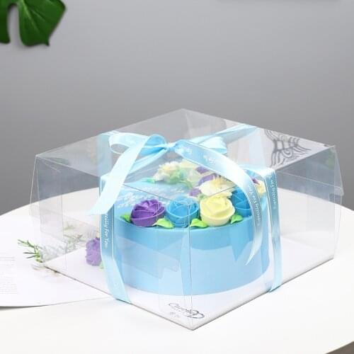 2020 Cake Box Cupcake Packaging Box Wedding Birthday Party Box With Handle Gift Boxes Cases Small Cake Containers Favor Case Dec