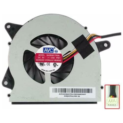 AVC BASB0817R5M P001 44QUCFALV00 DC 5V 0.6A 4-Wire Server Cooling Fan