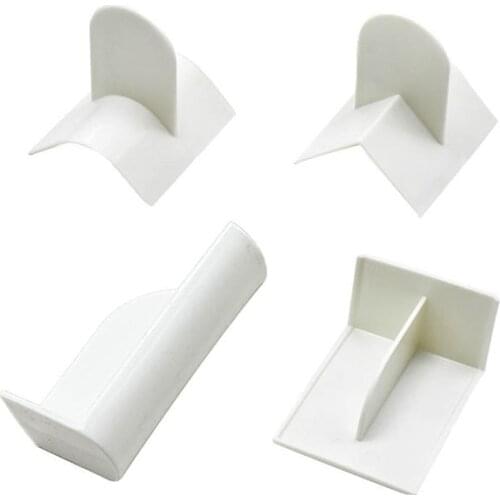 4pcs/set Cake Icing Smoother U/V/T/Semicircel Shape Sugarcraft Polisher Cake Fondant Decorating Modelling Tools