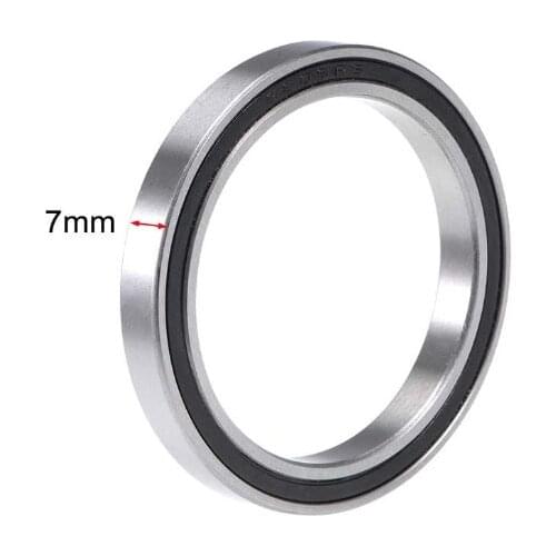 6809RS Deep Groove Ball Bearing 45x58x7mm Double Sealed Bearing Steel Bearings 2pcs