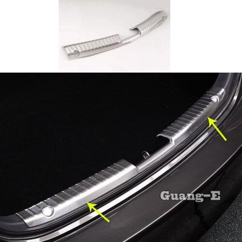 Car Stainless Steel Inner Built Rear Bumper Trim Plate Lamp Frame Threshold Pedal 1pcs For Mazda6 Mazda 6 Atenza 2017 2018 2019