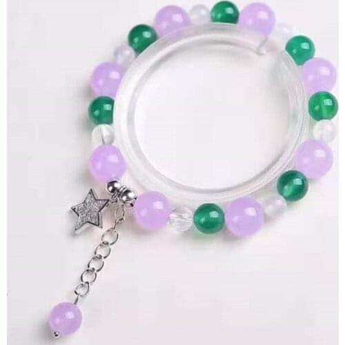 Chalcedony Beads Bracelets For Women Charms Jewelry Making Fashion Gift Love Friendship Healing Crystals