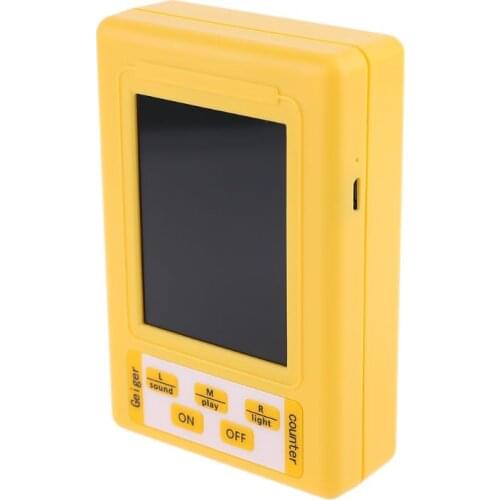 BR-9C 2in1 Digital Radiation Nuclear Radiation Detector Geiger Counter EMF Meter F1FC