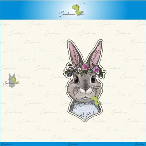 Flower rabbit metal cutting dies 2021 new diy molds Scrapbooking Paper Making die cuts crafts