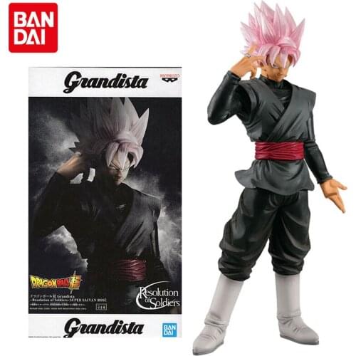 Bandai Dragon Ball Anime Figure Grandista gros Zamasu Pink Dark Goku Model Anime Peripheral Collection Decoration Children Gift