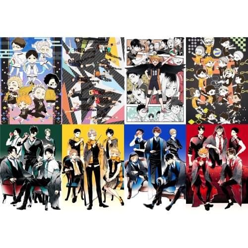 Haikyuu!! Polypropylene A3 8 pieces Posters wall poster PPP128