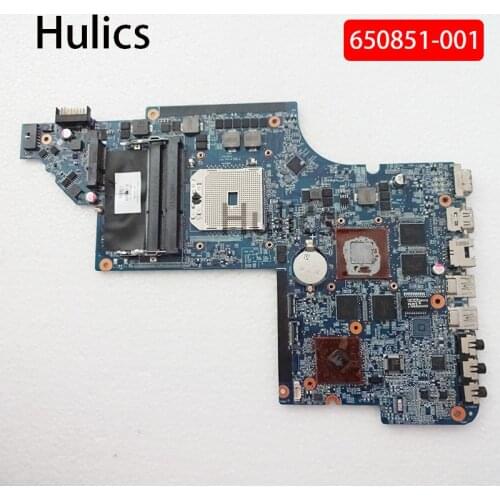 Hulics Original 650851-001 for HP DV6 DV6-6000 Laptop Motherboard 650851main board DDR3