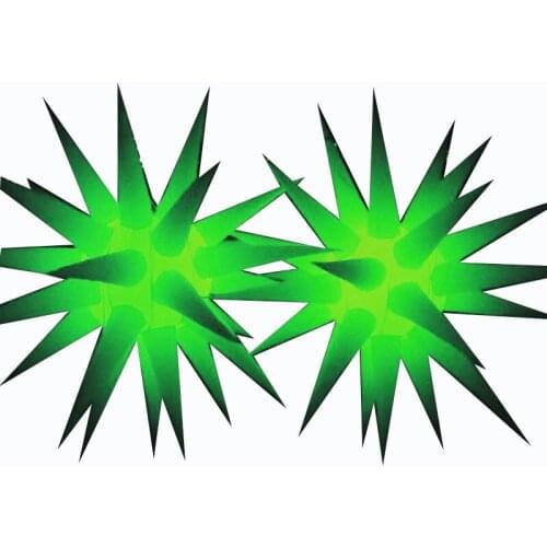 Bueatiful Ceiling decoration inflatable horn ball with LED Lights for Night Club, Party