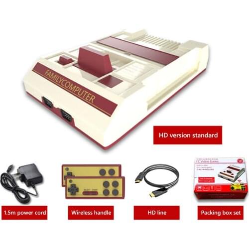 Mini Retro Console Wireless Controller Dual Players Video Game Console HDMI-Compatible AV Output Built-in 1000 Games