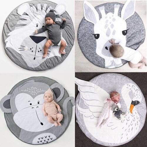 Cartoon Animal Style Baby Toys Play Mats Infant Baby Photo Props Background Rug For Newborn Baby Room Decoration Carpets