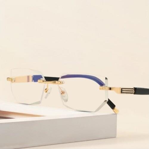 GLTREE Reading Glasses Reading Glasses Men and Women High Quality Half Frame Diopters Business Office Men Reading Glasses GH1089