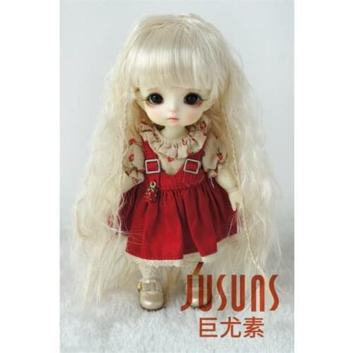 JD149 1/12 1/8 BJD wigs Middle Sauvage wig size 3-4 inch 4-5 inch 5-6inch Synthetic mohair Doll wig fashion doll accessories