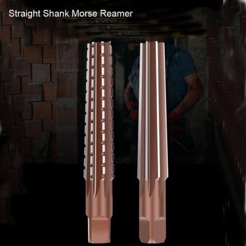 Straight Shank Morse Reamer HSS Taper-Shank Vertical Hobbing Cutter Tooling ConeHand Shanking Mohs Machining Tools Extended