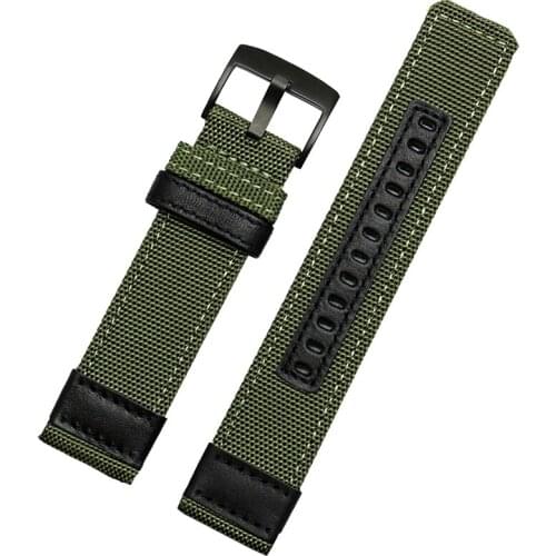 High quality canvas watchband for JP612 JP15201 JPW646 outdoor sports watch strap 20mm22mm24mm black blue armygreen khaki brown