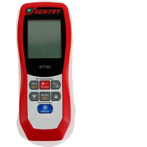 SENTRY ST-732 Thermo-Anemometer ST732 Simultaneous Display of Air Velocity Plus Ambient Temperatures,Sample Time Approx. 0.5 sec