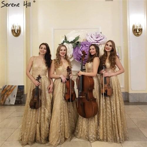 Sexy Deep V-neck Backless Evening Dresses 2020 New Arrival Glitter Party Gowns Prom Real Picture Robe De Soiree BLA6251