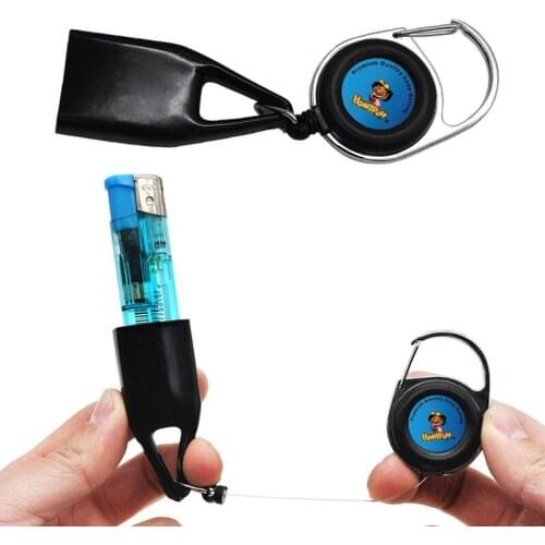 1PC Silicone Lighter Cover Wrapped For Regular Size Lighter Holder Sleeve Cover Clip Keychain Lighter Holder