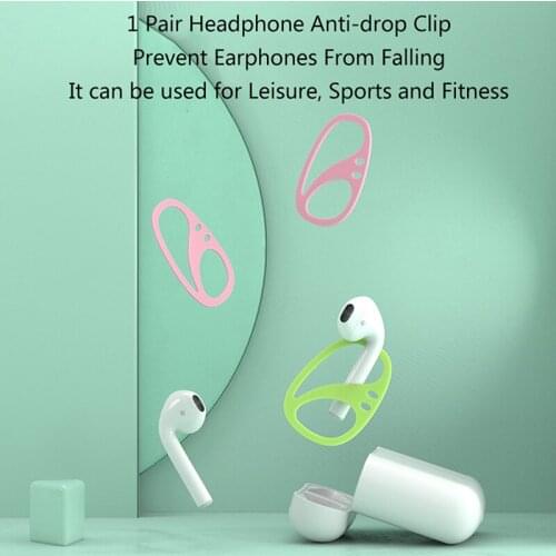 1 Pair Earphone Headphone Holder Ear Hook Anti-Drop Clip Keeps Your Earbuds Safe