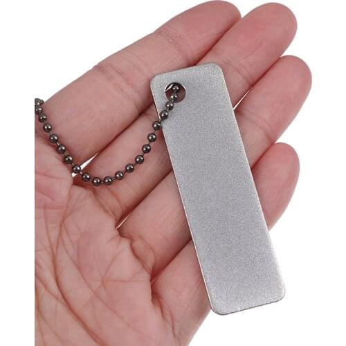 1PCS Portable EDC Pocket Diamond Stone Sharpener Outdoor Camping Sharpeners Tool For Knife Fish Hook Finger