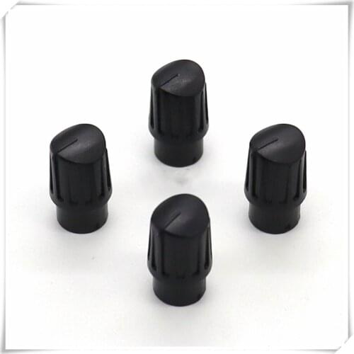 10 Pieces Plastic Long handle Half Shaft Knob Diameter 7.5mm Height 16mm Potentiometer Knob 180 Degree D-Shaped Inner Hole 6mm