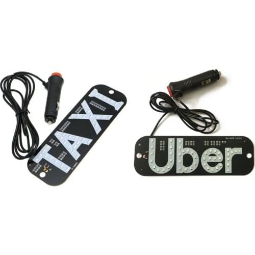12V Taxi Sign LED Light Strip Bright Car LED Light Accessories for Taxi Uber 85DF