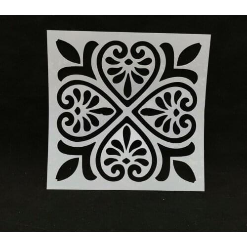 13*13 Flower Layering Stencils for Diy scrapbook/photo album Decorative Embossing coloring,painting stencil,home decor