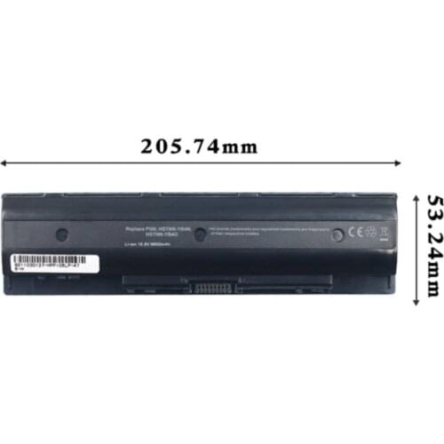 6600mah replace Battery For HP Pavilion 14 15 envy15 j105tx UB40 PI06 PI09 HSTNN-YB4O/YB4N/LB4N/LB40 PI06XL laptop Batteries