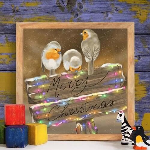 DIY 5D Diamond Painting Full Square Bird New Arrival Diamond Embroidery Mosaic Animal Christmas Decor Craft Kit BY1008