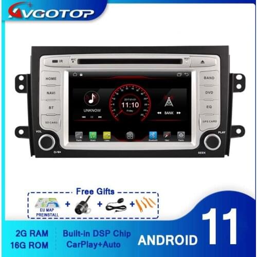 AVGOTOP Android 10 Wince Car Radio DVD Player For SUZUKI SX4 2G 16G Vehicle Multimedia