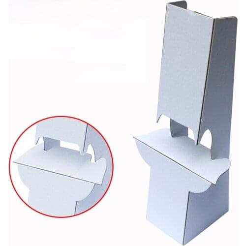 White Kt Card Board Poster Easel for Counter