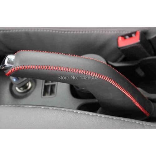 Case for Chevrolet Aveo handbrake cover Genuine leather DIY car styling Interior decoration Auto supplies