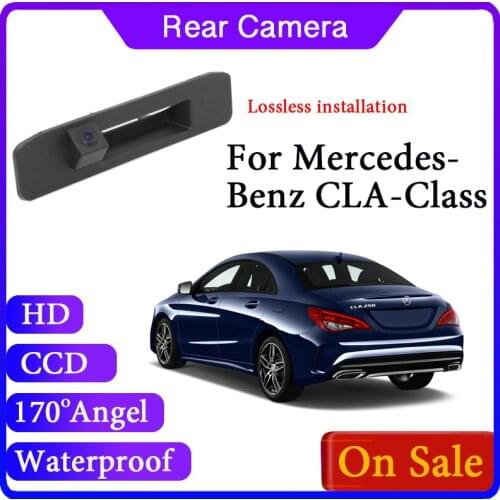 For Mercedes-Benz CLA-Class MB C117 2013~2019 Rear Look View Wide Angle Trunk Handle Camera
