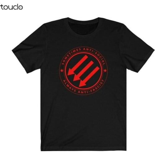 Iron Front Antifa Anti-Fascist Anti-Racist Unisex Short Sleeve T Shirt