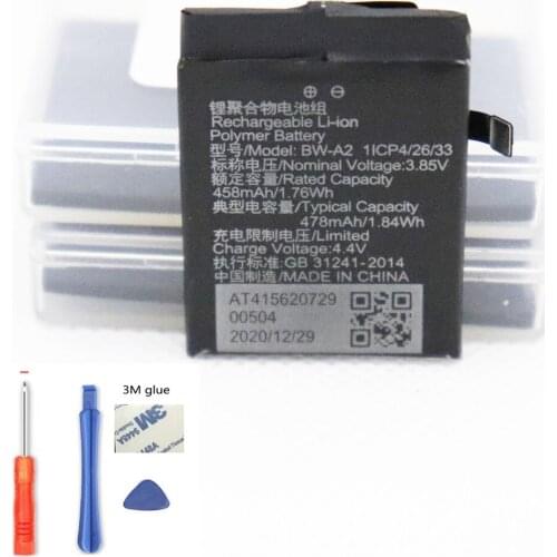 ISUNOO battery for VIVO BW-A2 Smart Watch battery for VIVO BW-A3 Smart Watch With RepaIr Tools