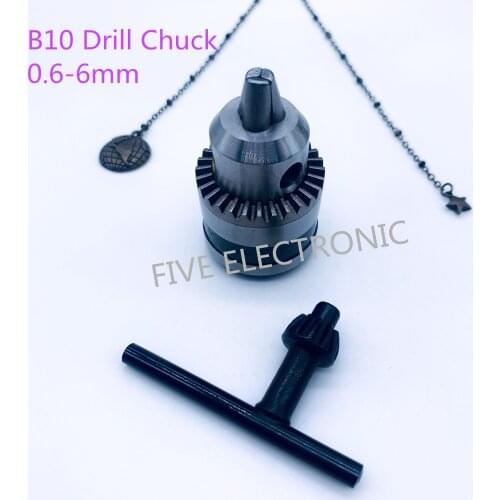 B10(0.6-6mm) thread drill chuck spanner motor shaft coupling coupler 4/5/6/8/10mm