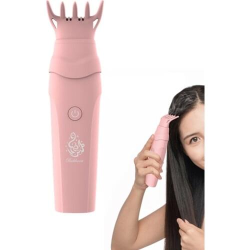 Muslim Aromatherapy Equipment Dukhoon Arab Comb Dukhni 2020 New Handheld Arabic Electric Bakhoor Incense Burner USB Charging