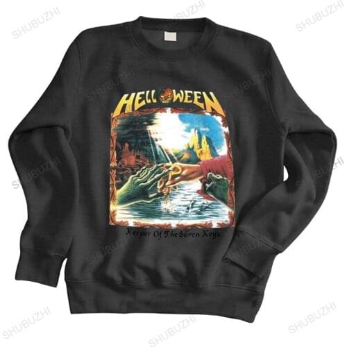 Men streetwear sweatshirt HELLOWEEN KEEPER OF THE SEVEN KEYS PART II HEAVY METAL KISKE brand hoodie drop shipping