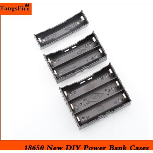 18650 Battery Holder Adapter Box With PC Pins For 1 2 3 Slots 18650 Batteries Pack
