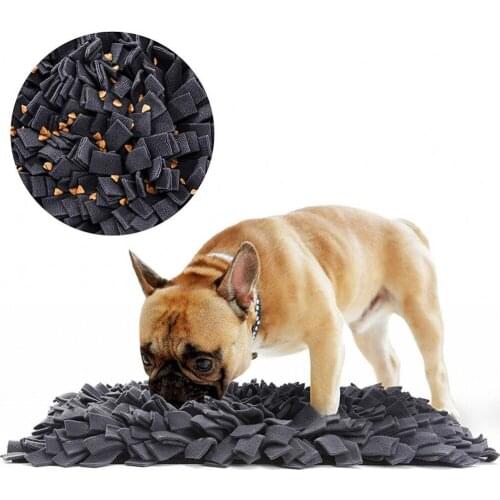 2020 New Pet Dog Snuffle Mat Pet Sniffing Training Blanket Fleece Dog Mat Relieve Stress Puzzle Toys Pet Nose Pad For Puppy Cat