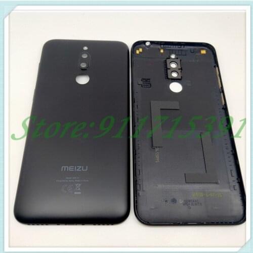 New For Meizu M6T Meilan 6T Battery Door Back Cover Housing Case With Camera Lens With Power Volume Buttons