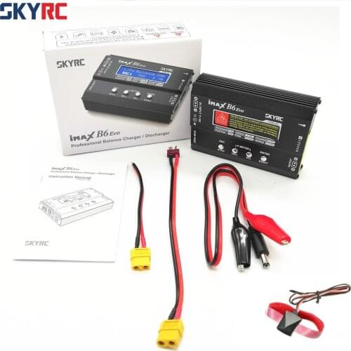 NEW SKYRC IMAX B6 EVO Balance Charger Discharger 6A For RC Helicopter Re-peak NiMH NiCD LiHV NiCd PB Li-ion Battery Charger