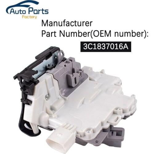 New Front Right Car Latch Door Lock Actuator For V W PASSAT B6 SKODA SUPERB A4 A5 Q5 Q7 TT 3C1837016A