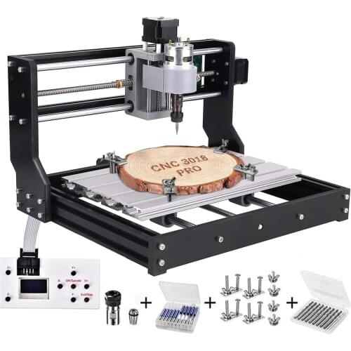 Upgrade Version Wood Router Kit GRBL Control DIY Mini CNC 3018 Pro Machine 3 Axis PCB PVC Milling laser engraving Machine