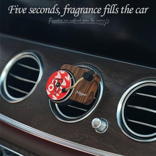 Air Freshener Perfume Car Air Freshener Record Player Car Aromatherapy Air Outlet Aroma Car Perfume Diffuser Car Accessories