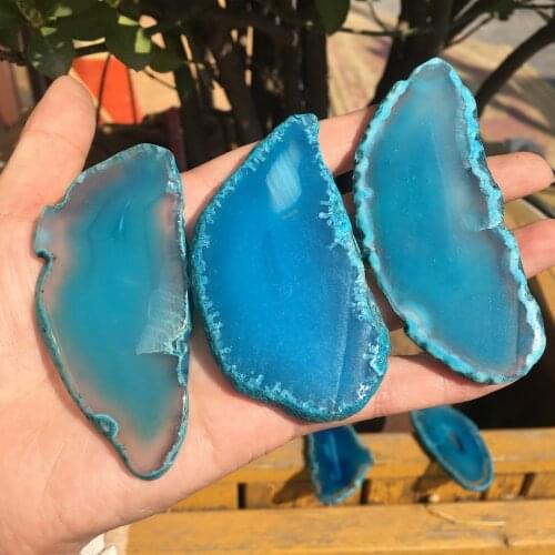 Agate Geode Polished Irregular Crystal Slice Brazil Healing Reiki Stone Natural QuartzMineral Home Decor