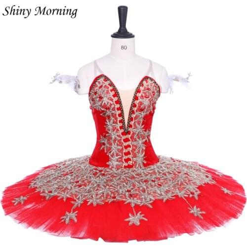Professional Ballet Tutus red Girl Ballet Tutu Dress Tutu Ballet Adult Professional Classical Ballet Performance Tutu