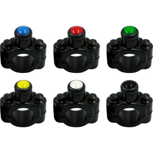7/8" 22mm Motorcycle Handlebar Mount Switch Button Headlight Power Start Kill Lights Fog Light Switches With Wire Harness switch