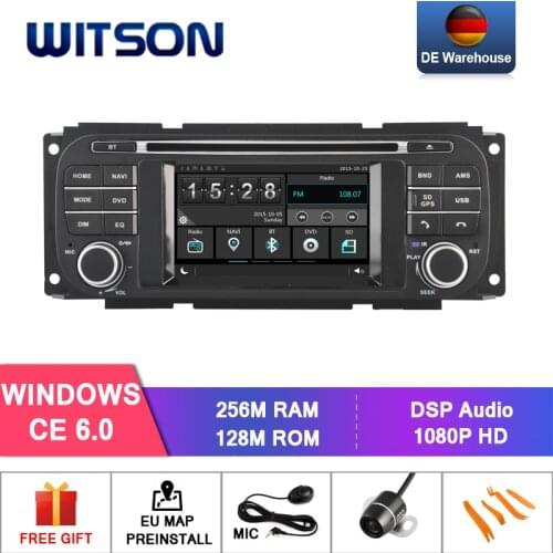 WITSON factory price!! car dvd player for CHRYSLER GRAND VOYAGER stereo auto sat nav radio Bluetooth Mirror Link+TPMS+DVR+WIFI